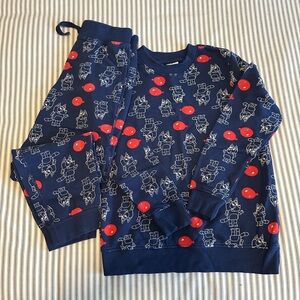 Hanna Andersson 8yr Bluey Sweat Set